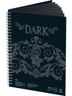 Блокнот для эскизов и зарисовок Лилия Холдинг "Dark" А3 30 л
