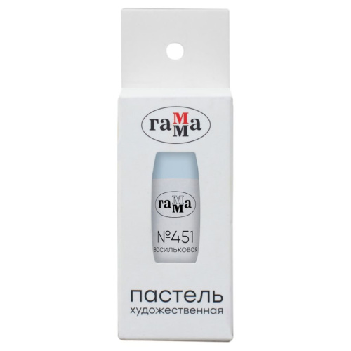 Пастель сухая Гамма, № 451 васильковый, штучная, картон.упак.