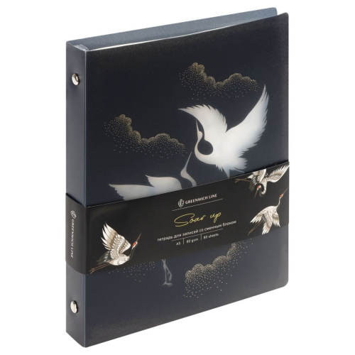 Тетрадь в клетку на кольцах Greenwich Line "Soar up" А5 80 л, с пластиковой обложкой