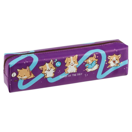 Пенал мягкий MESHU "Corgi" 200*55*40 мм, искусственная кожа