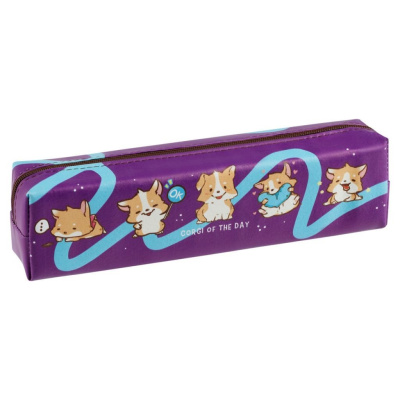 Пенал мягкий MESHU "Corgi" 200*55*40 мм, искусственная кожа