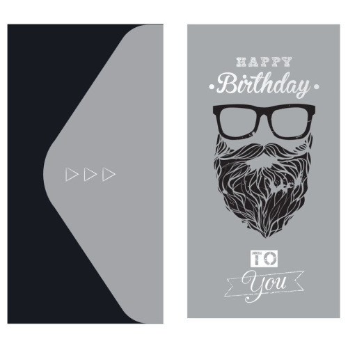 Конверт для денег MESHU "Men's style", 85*164 мм, мат. ламинация, фольга