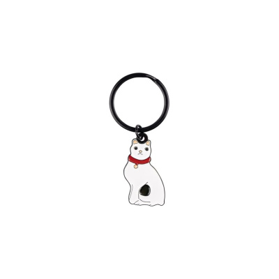 Брелок металлический Эрмитаж "Японская кошка"