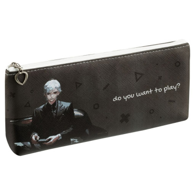 Пенал мягкий MESHU "Player" 200*85*30 мм, искусственная кожа