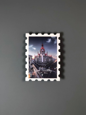 Открытка "Дом городских учреждений" 93х67 мм