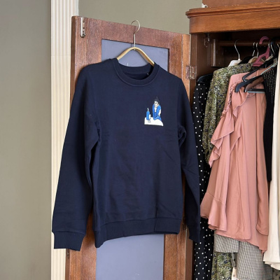 Толстовка "Любительница Абсента" вышивка S