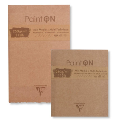 Блок-склейка Clairefontaine "Paint'On" 50 л 250 г, неровный край