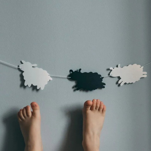 Гирлянда-растяжка бумажная Paper Monstr "Облачковые барашки"