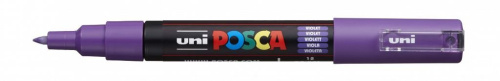Маркер UNI "POSCA" PC-1M, 0,7 мм, наконечник пулевидный, цвет фиолетовый