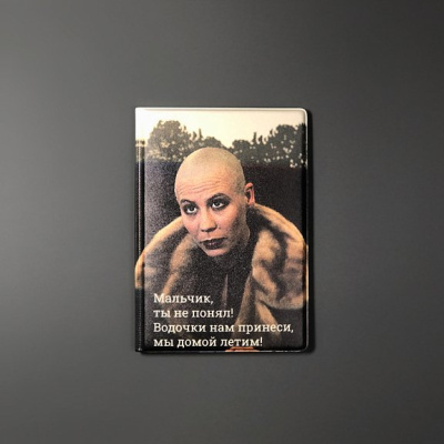 Обложка для паспорта "Домой летим"