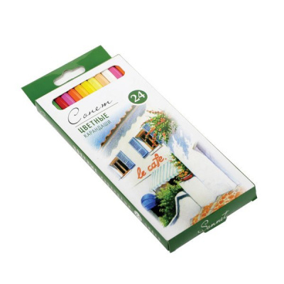 Набор карандашей цветных "Сонет" 24 цв