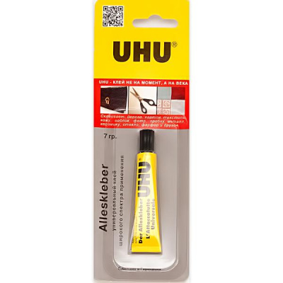 Клей универсальный UHU "Alescleber Gel" 7 г в блистере