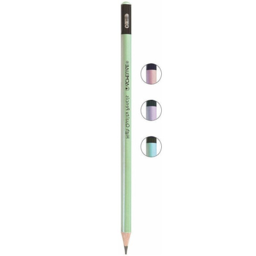 Карандаш чернографитный Acmeliae HB, круглый, корпус перламутровый