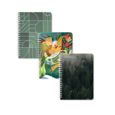 Планер неделя Remarklee "Лес" Creative А5