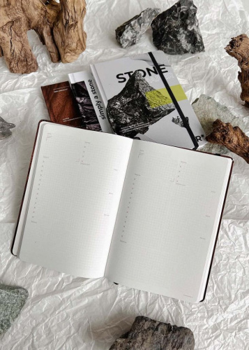Ежедневник Remarklee StonePaper "Stone lime" A5