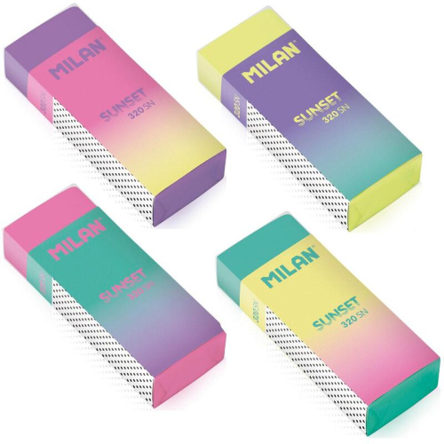 Ластик MILAN SUNSET в картонной обертке