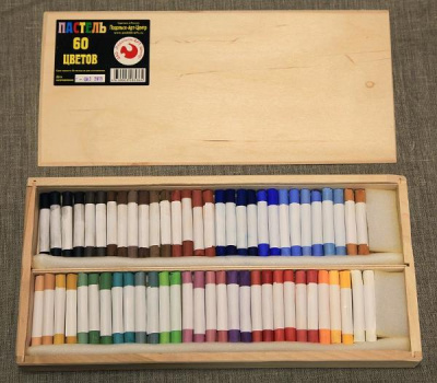 Набор сухой пастели Подольск Арт Центр 60 цв в дереве
