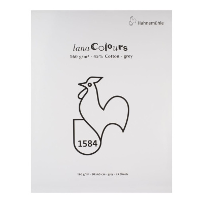 Альбом-склейка для пастели Lana "COLOURS" 50х65 см 25 л 160 г, серый