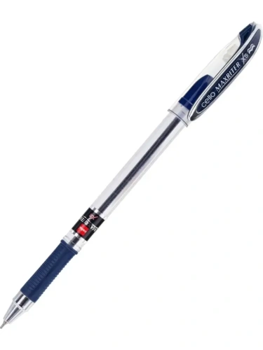 Ручка шариковая Cello "Maxriter XS" 0,7 мм, пласт., прозр., стерж. Синий