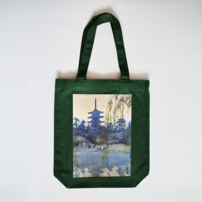 Сумка "Пруд Сарусава" 34?39 см, хлопок