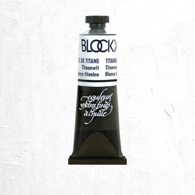 Масло Blockx 60 мл, Белила титановые/Titanium White