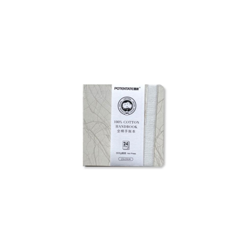 Мини-скетчбук для акварели Potentate 10х10 см 24 л 300 г, белый