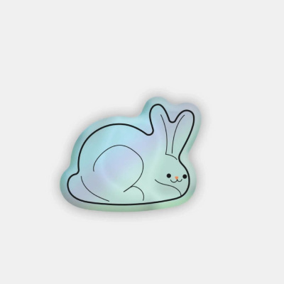 Стикер объемный "Заяц"