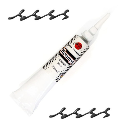 Контур по стеклу Таир 20 мл Черный