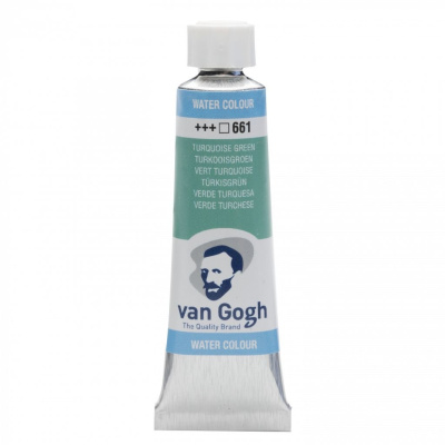 Акварель Talens "Van Gogh" 10 мл Сине-зеленый NEW / PB15 / PB29