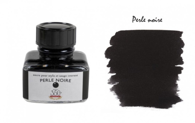 Чернила в банке Herbin, 30 мл, Perle noire, Черный