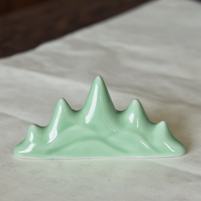 Подставка для кистей "Пять пиков" цвет: бледно-зеленый