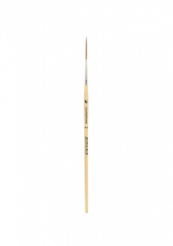 Кисть синтетика №3 лайнер Альбатрос короткая ручка