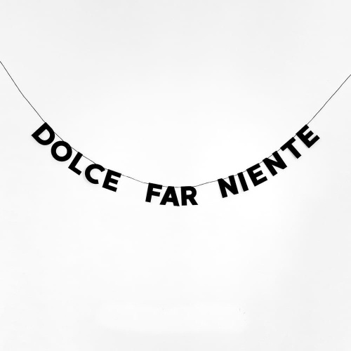 Гирлянда "DOLCE FAR NIENTE"