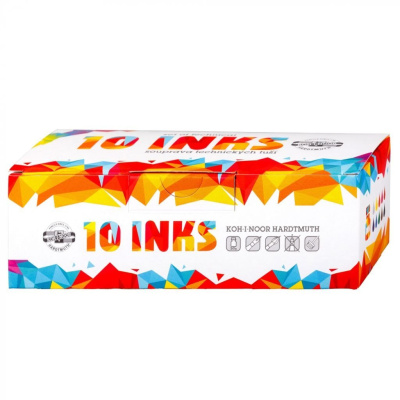 Набор туши цветной Koh-I-Noor 10 шт х 20 г