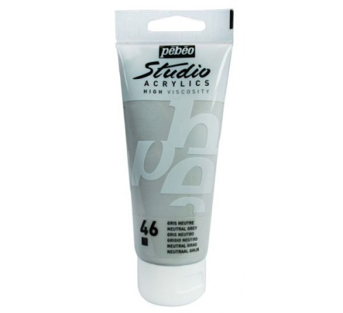 Акрил Pebeo "Studio" 100 мл Серый нейтральный