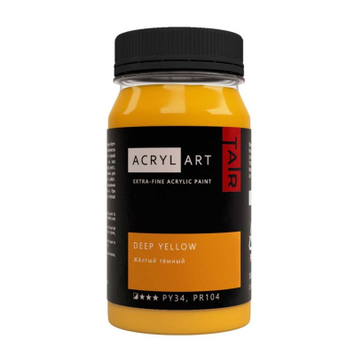 Акрил АРТ 100 мл Желтый темный