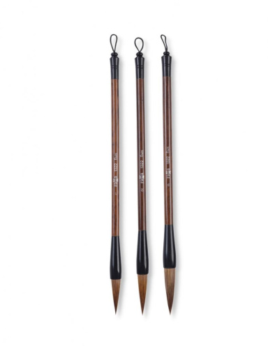 Кисть для каллиграфии бык №2 Гамма (диаметр 10 мм., длина ворса 43 мм.), бамбуковая ручка