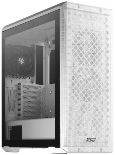 Корпус eATX ADATA Defender Pro белый, без БП, боковая панель из закаленного стекла, 2*USB 3.0, audio