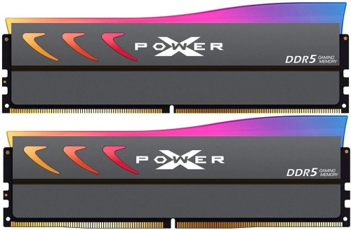 Модуль памяти DDR5 32GB (2*16GB) Silicon Power Xpower Storm RGB SP032GXLWU60AFDK 6000MHz PC5-48000 CL30 1.35V heatsink Ret