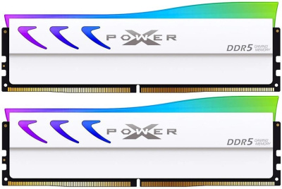 Модуль памяти DDR5 32GB (2*16GB) Silicon Power Xpower Storm RGB SP032GXLWU64AFDL 6400MHz PC5-51200 CL32 1.4V heatsink Ret