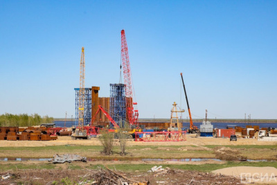 К возведению капитальной опоры Ленского моста приступят в этом году / Саина Титова   