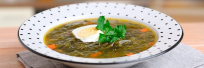 Пора готовить! Зеленые щи с крапивой и щавелем /    