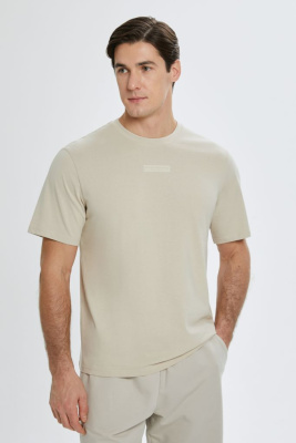 Футболка из хлопка с принтом