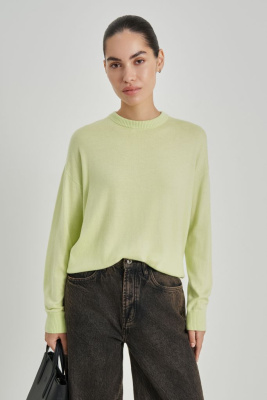 Джемпер с добавлением шерсти свободного силуэта