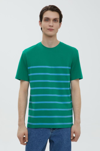 Футболка из хлопка в полоску