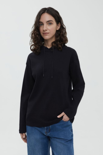 Худи из трикотажного интерлока