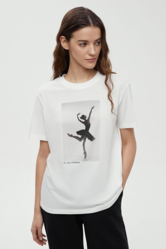Футболка свободного кроя из капсулы Балет
