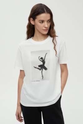 Футболка свободного кроя из капсулы Балет