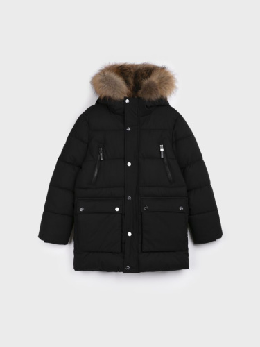 Пальто текстильное с полиуретановым покрытием для мальчиков