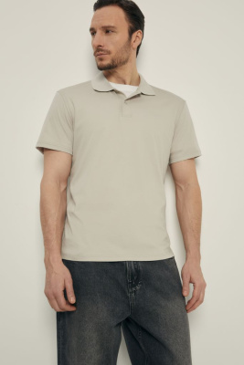 Базовое поло из мерсеризованного хлопка